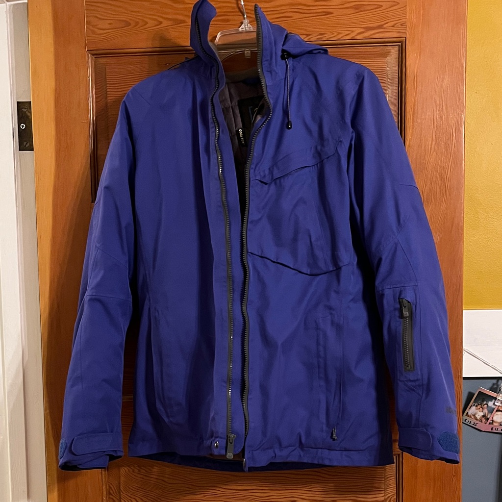Women’s Burton Ak Embark Blue/Purple Insulated Hooded Snow Jacket